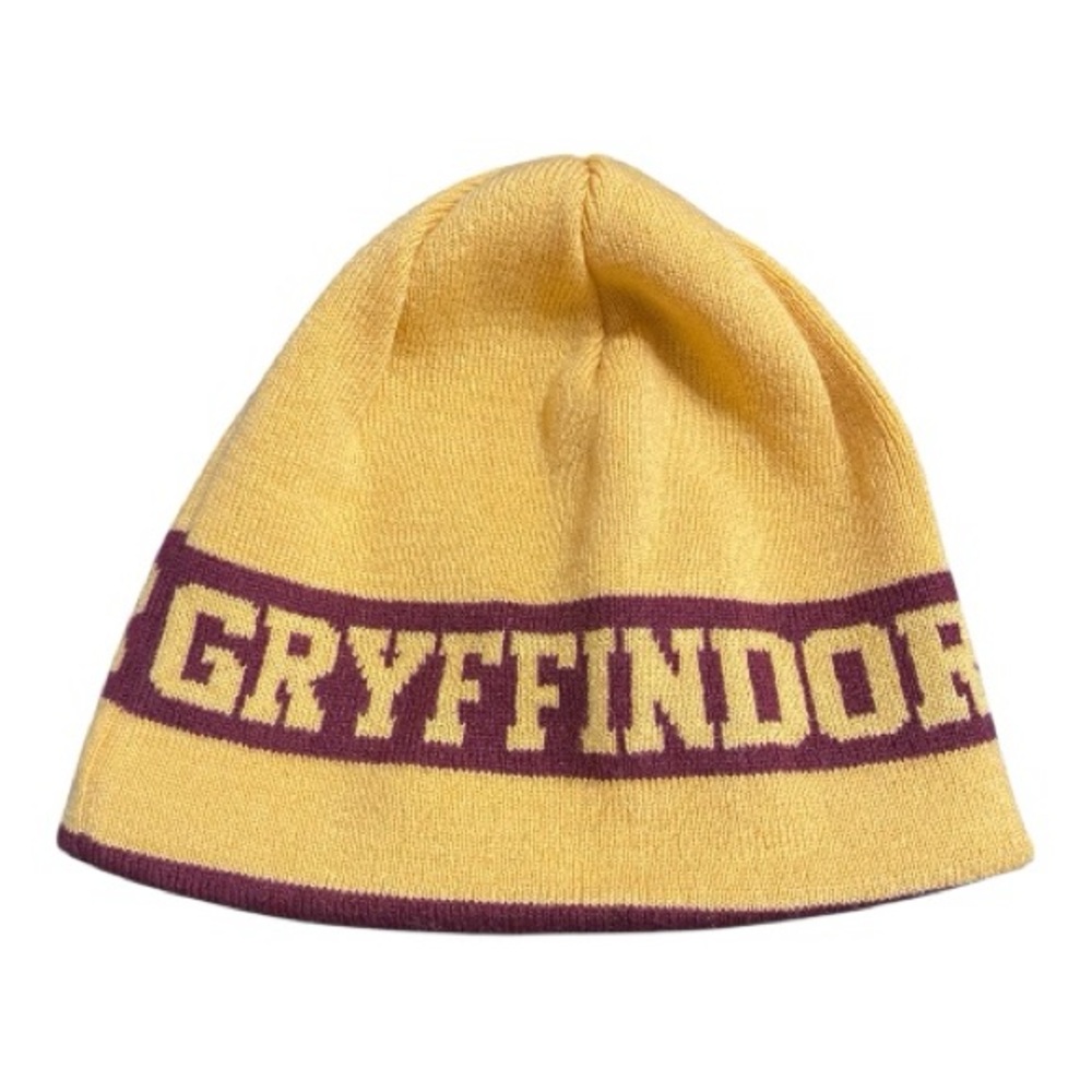 Harry Potter Gryffindor Kids Yellow and Maroon Beanie